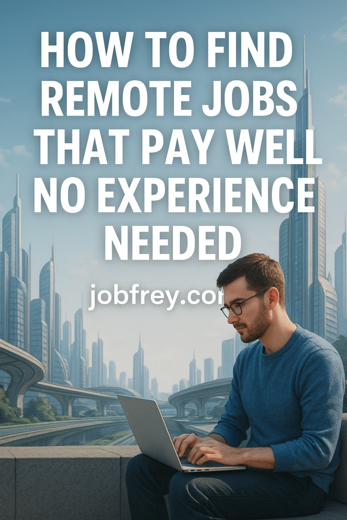 image of How To Find Remote Jobs That Pay Well No Experience Needed