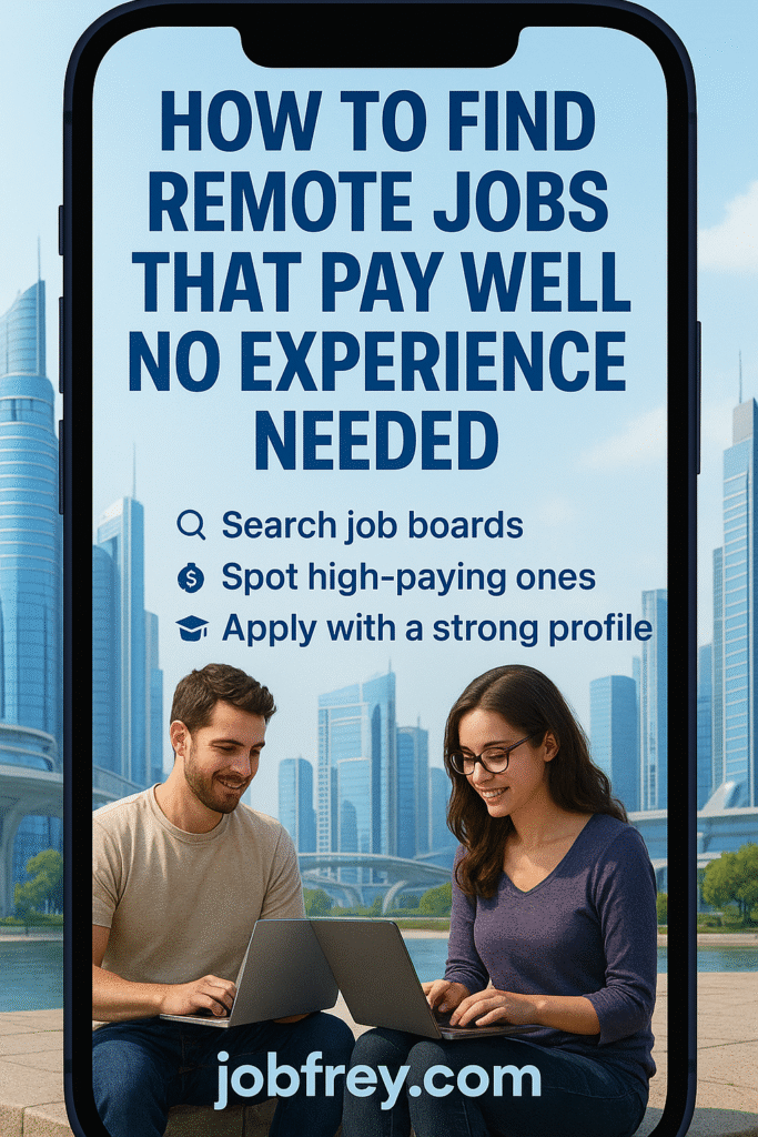 image of How To Find Remote Jobs That Pay Well No Experience Needed