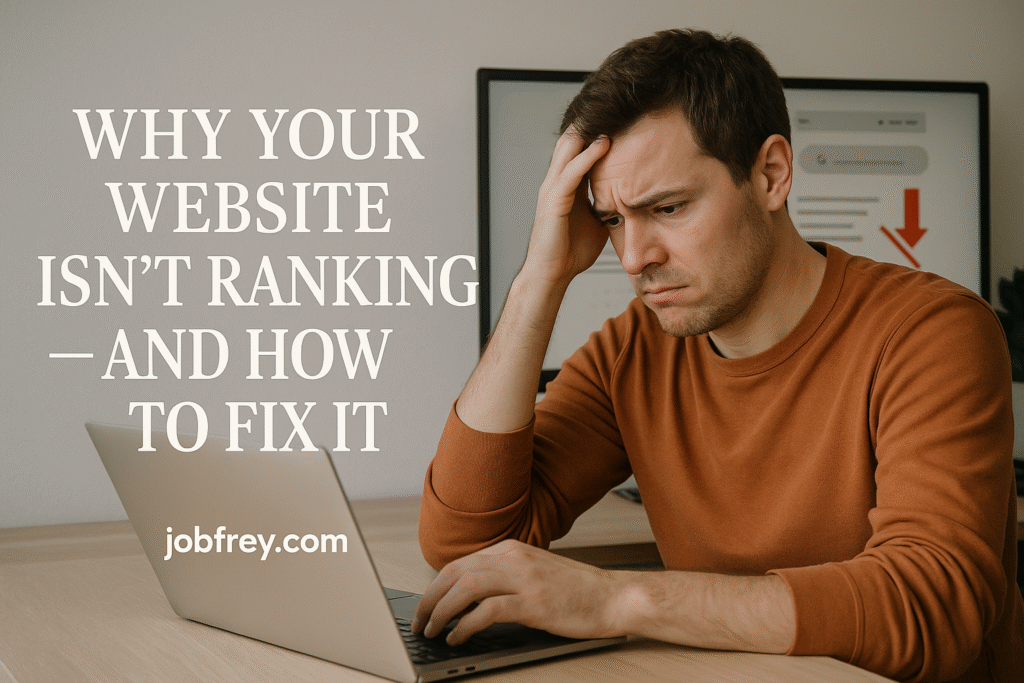 image of Why Your Website Isn't Ranking and How to Fix It