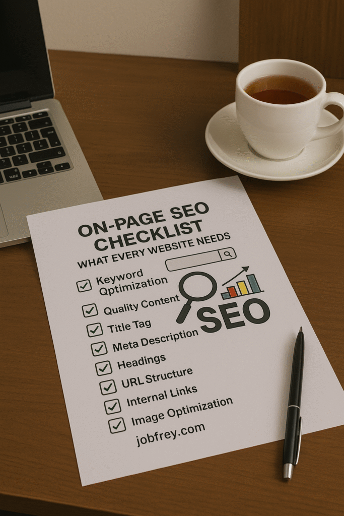 image of On-Page SEO Checklist What Every Website Needs